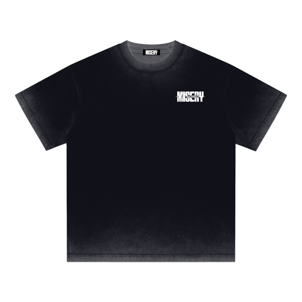 MISERY BARBED REVERSE DYE - BLK