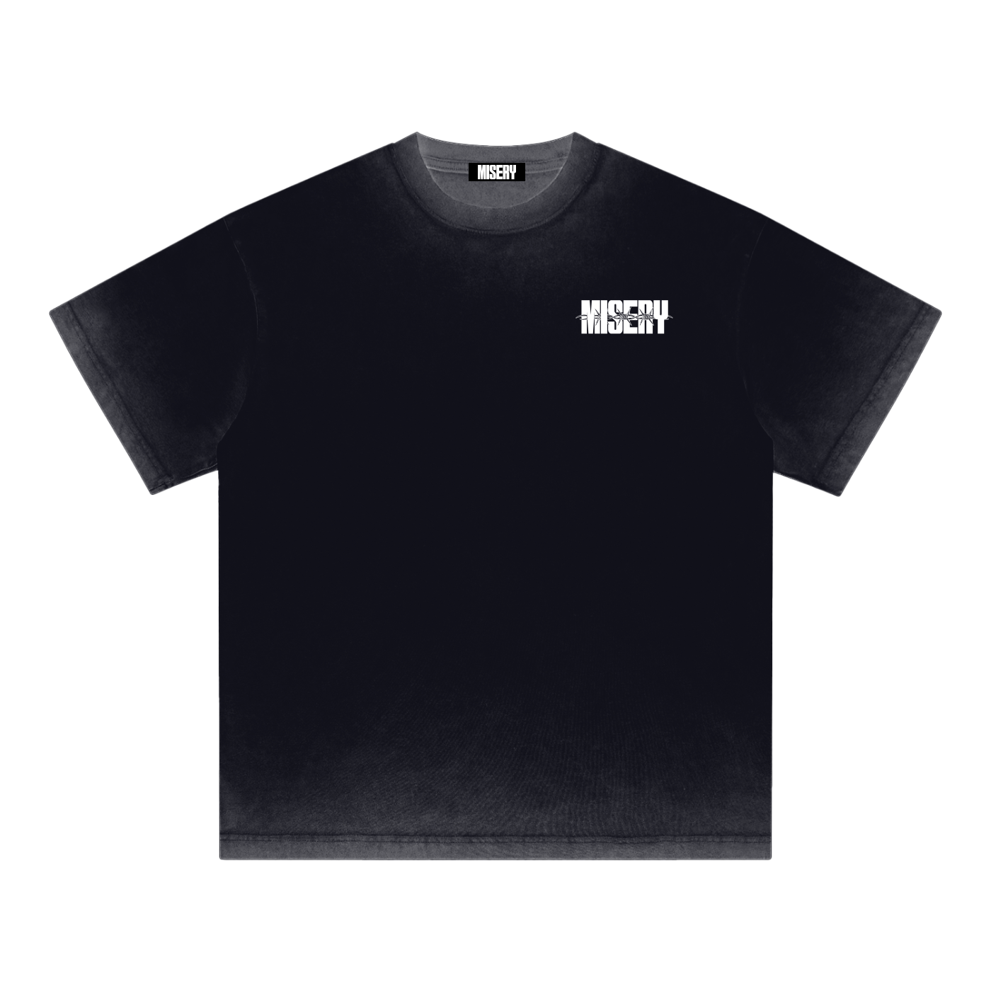 MISERY BARBED REVERSE DYE - BLK