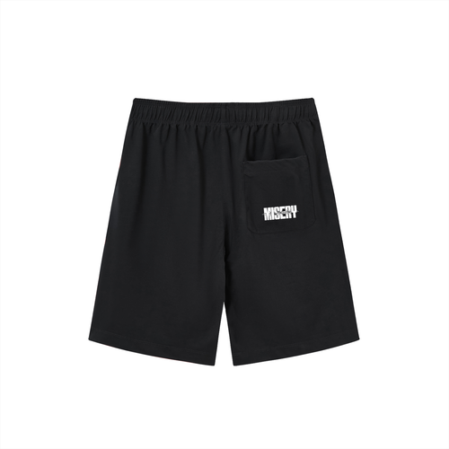 MISERY BARBED SHORTS - BLK