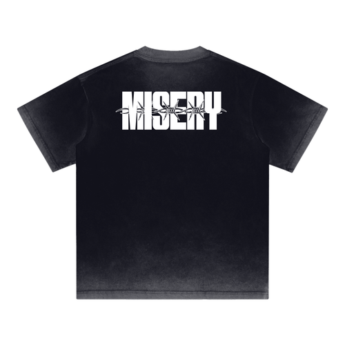 MISERY BARBED REVERSE DYE - BLK