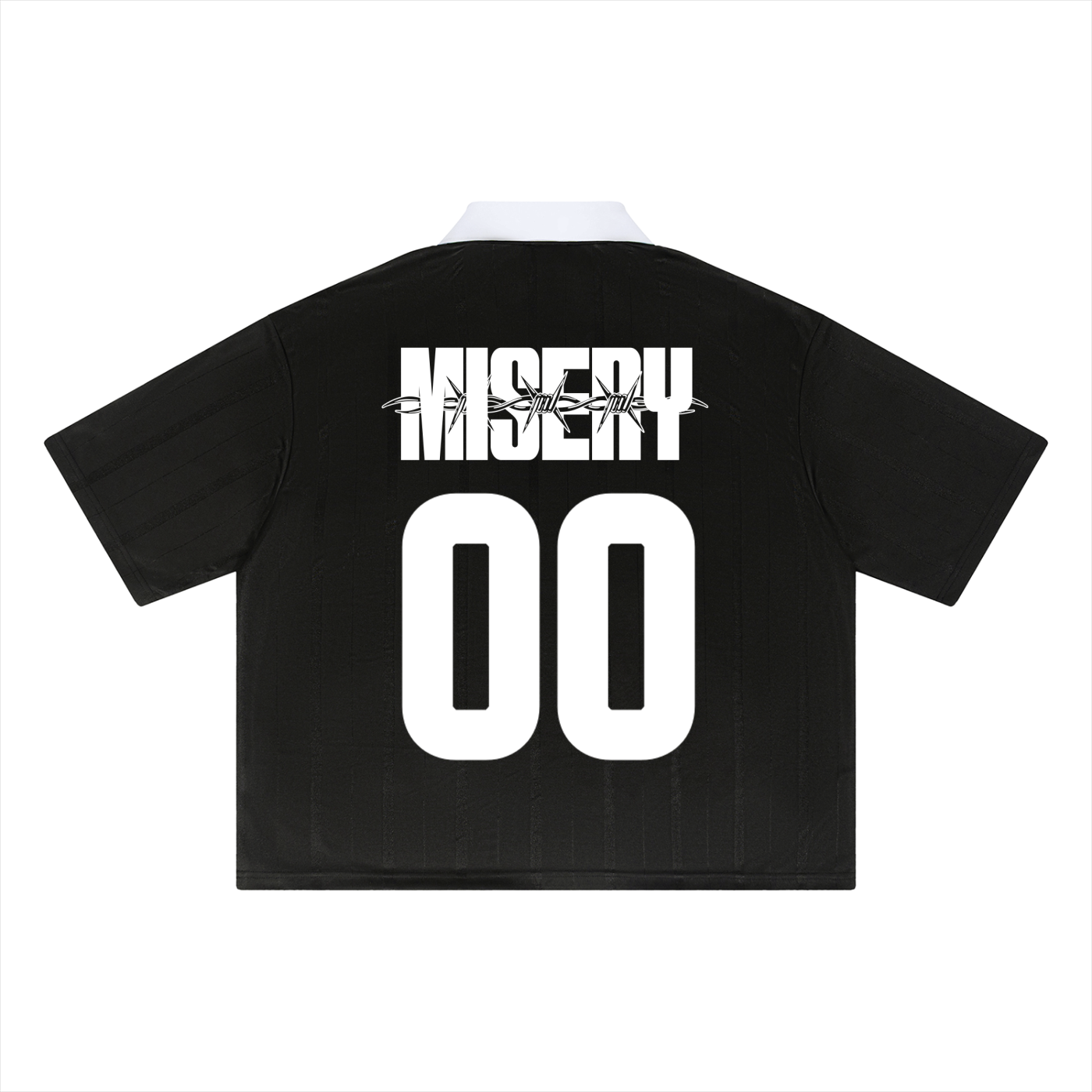 MISERY BARBED SOCCER JRSY - BLK