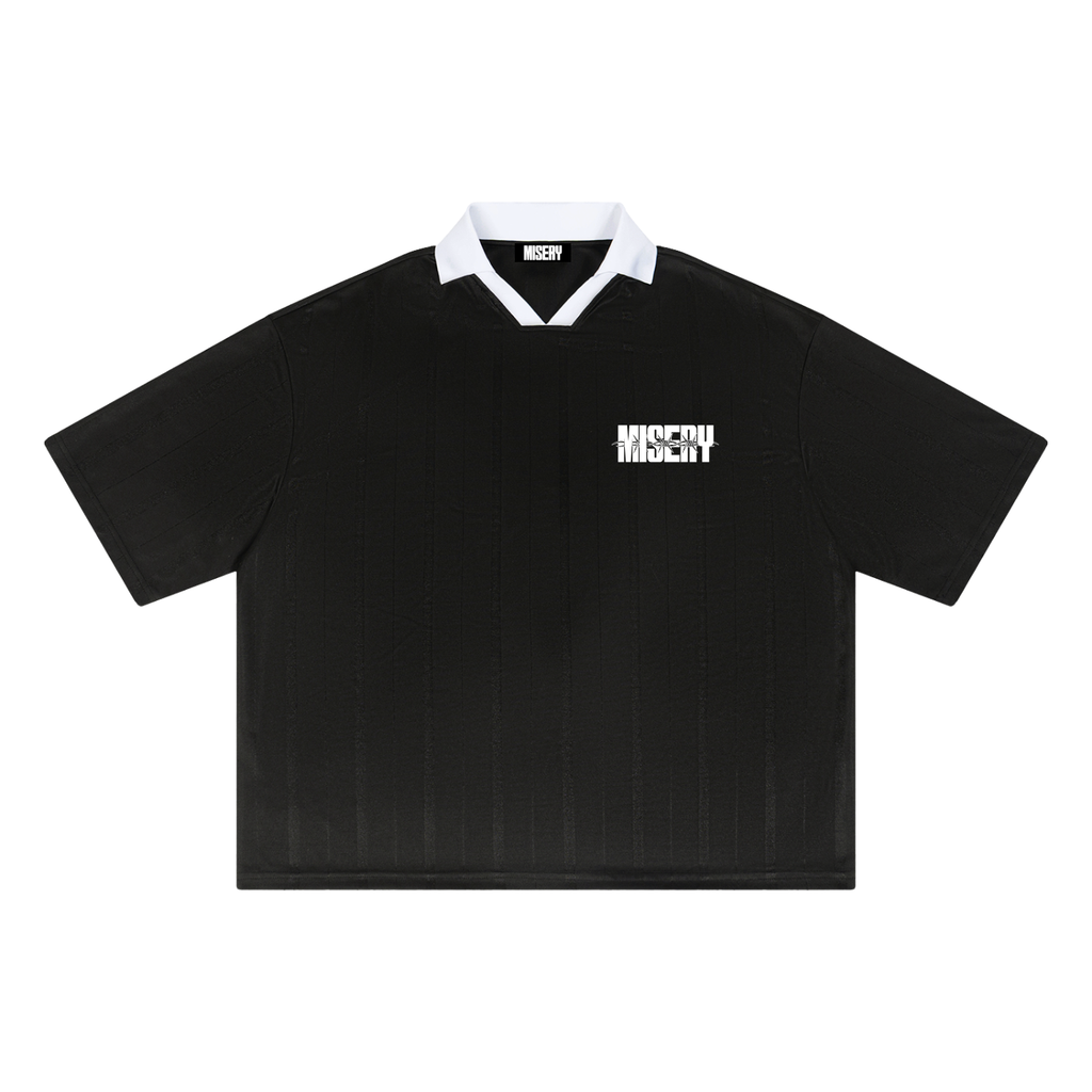 MISERY BARBED SOCCER JRSY - BLK