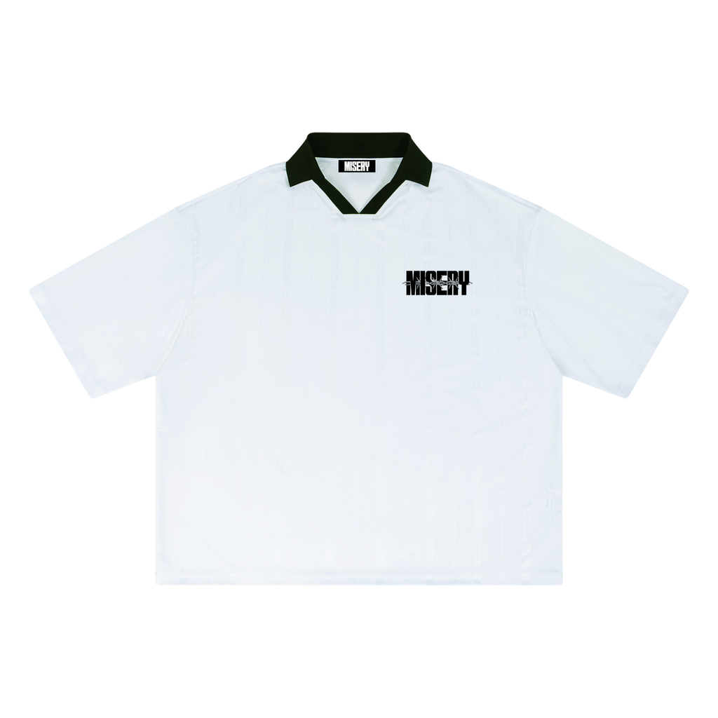 MISERY BARBED SOCCER JRSY - WHT